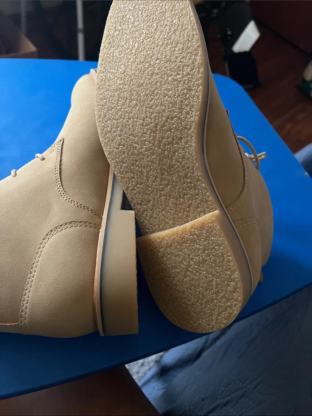 Club Room Taupe Chukka Boots - Lace-Up Casual